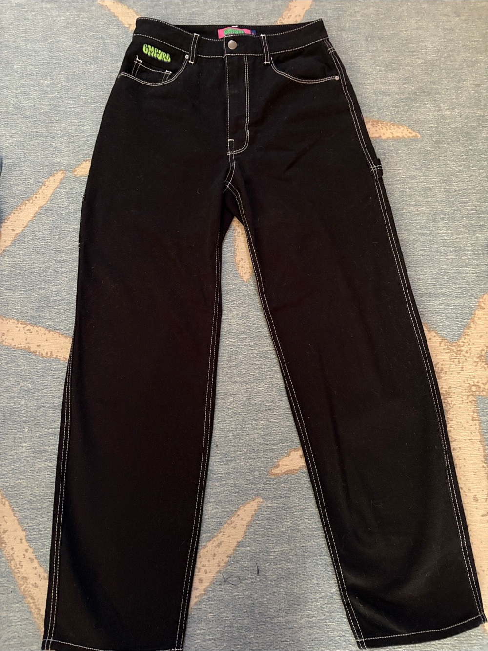 Empyre Black Pants with White Contrast Stitching size 27